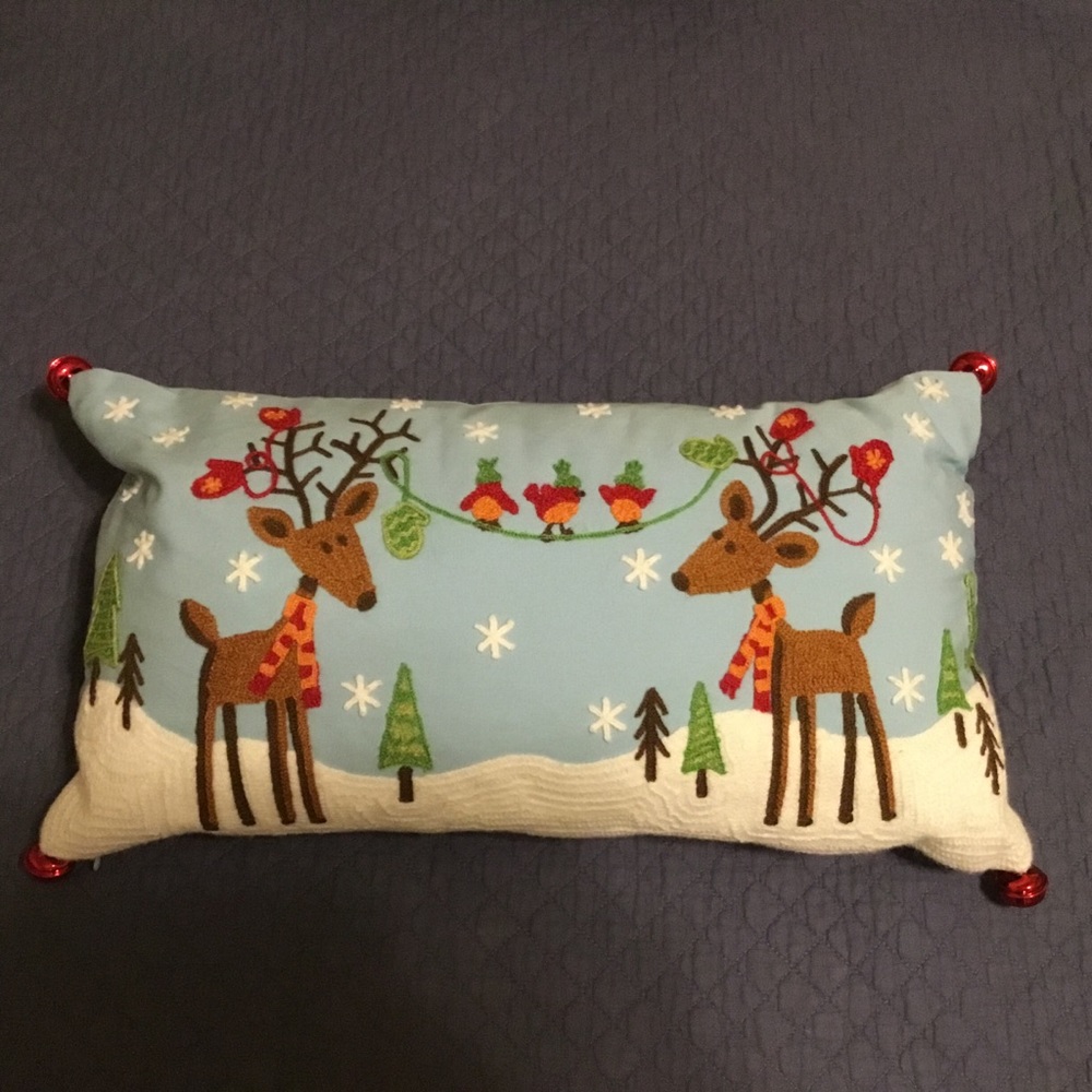 Pier 1 Holiday Pillow